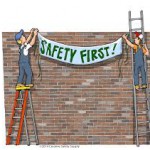 Picture saying safety first